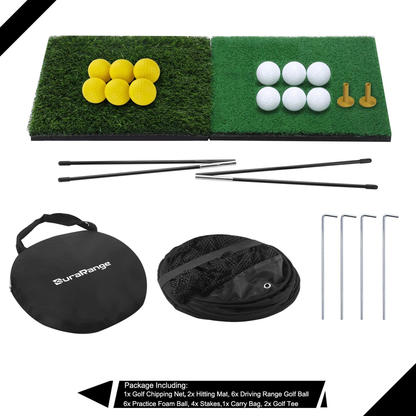 Pop-Up Golf Chipping Net - Ultimate Target Training Chip Aids for Precision & Distance, Outdoor | Indoor Practice, Golfer Gift